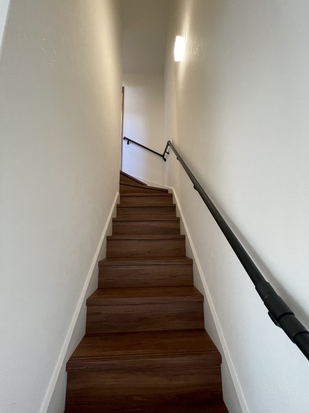 施工事例：リビング階段で深まる家族の繋がり