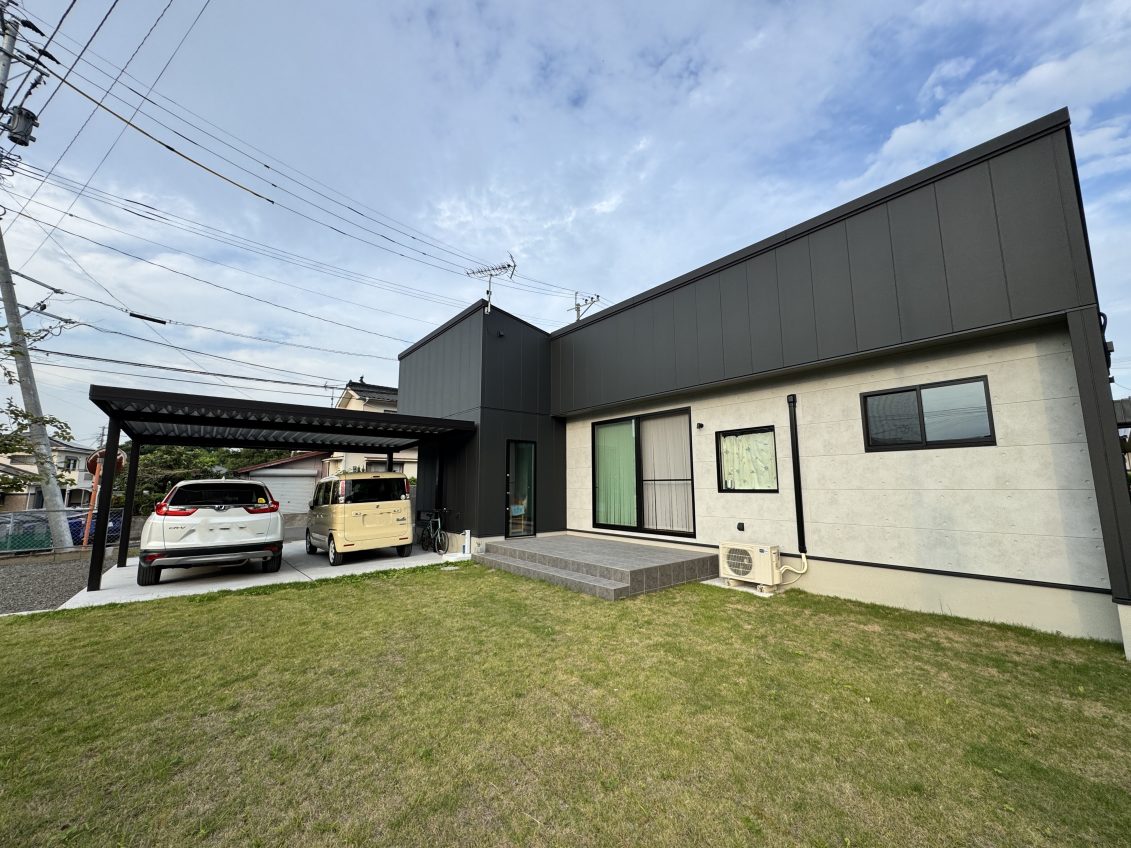 施工事例：マット＆ツートーンでお洒落にコーディネート 一家団欒 感動の平屋